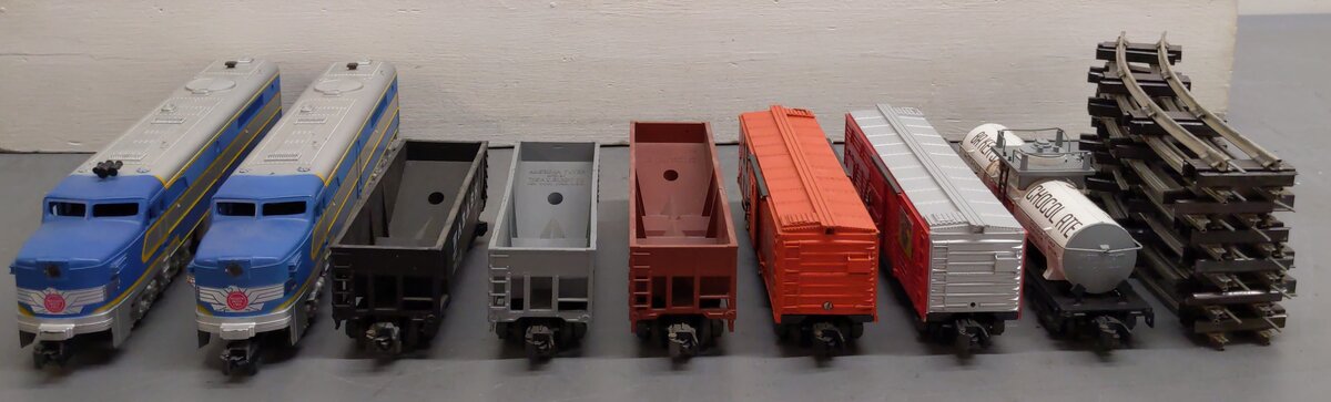 American Flyer 20540 Vintage S Missouri Pacific Merchandiser Freight Train Set EX/Box