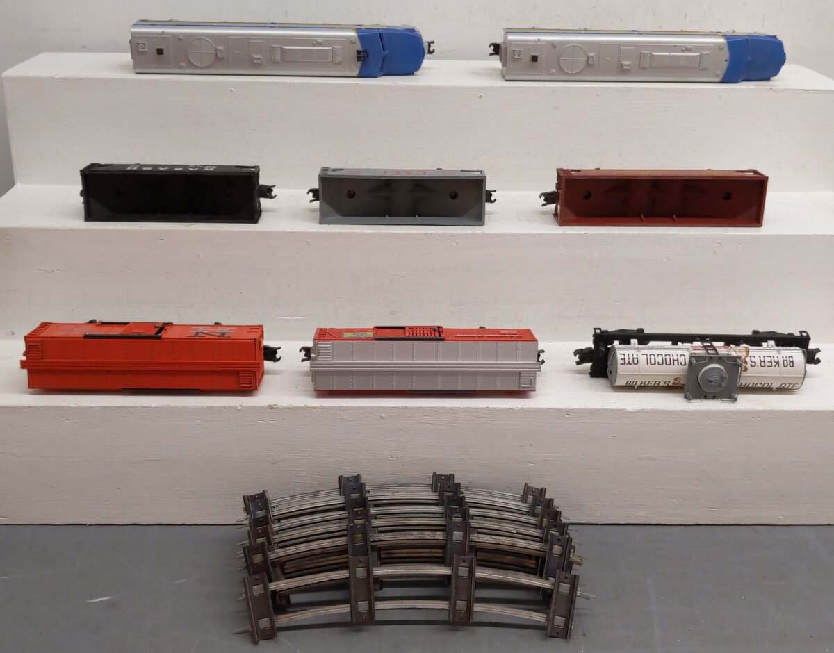American Flyer 20540 Vintage S Missouri Pacific Merchandiser Freight Train Set EX/Box