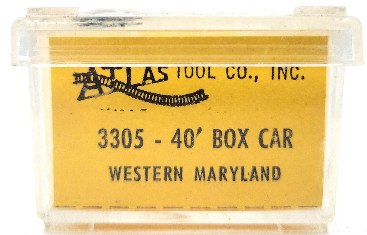 Atlas 3305 N Scale Western Maryland 40' Boxcar LN/Box