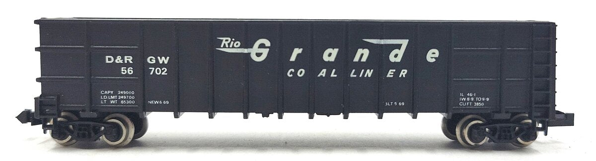 Roundhouse 8103 N Denver & Rio Grande Western Thrall Coal Gondola #56702 EX/Box