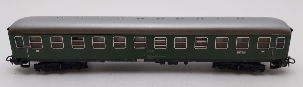 Marklin 4052 HO DB 2nd Class Green Express Coach EX/Box
