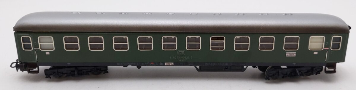 Marklin 4052 HO DB 2nd Class Green Express Coach EX/Box