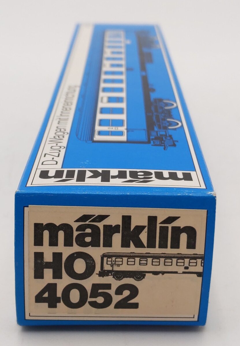 Marklin 4052 HO DB 2nd Class Green Express Coach EX/Box