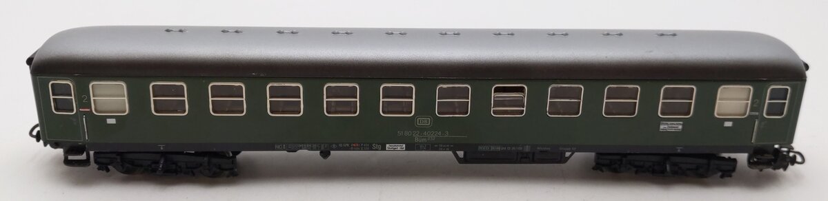 Marklin 4052 HO DB 2nd Class Green Express Coach EX/Box