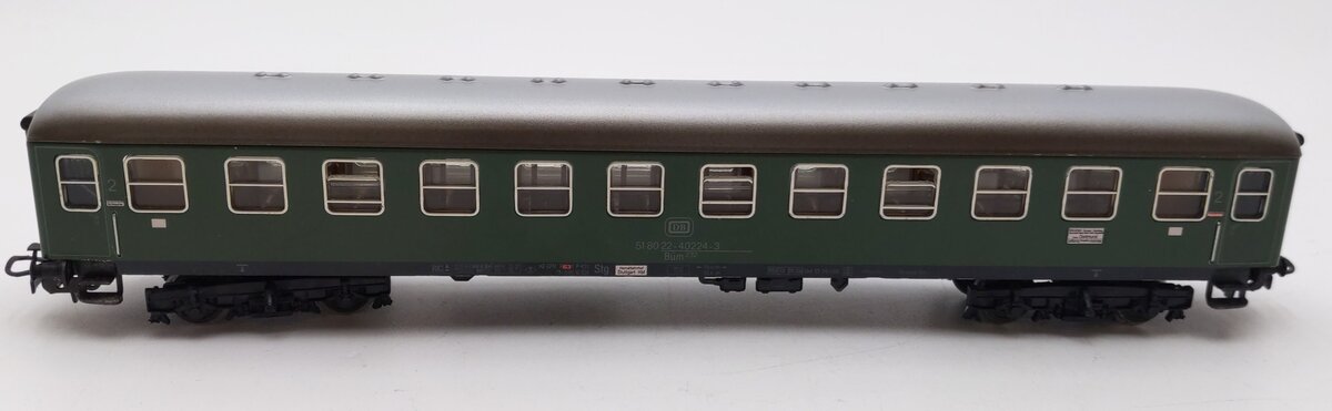 Marklin 4052 HO DB 2nd Class Green Express Coach EX/Box