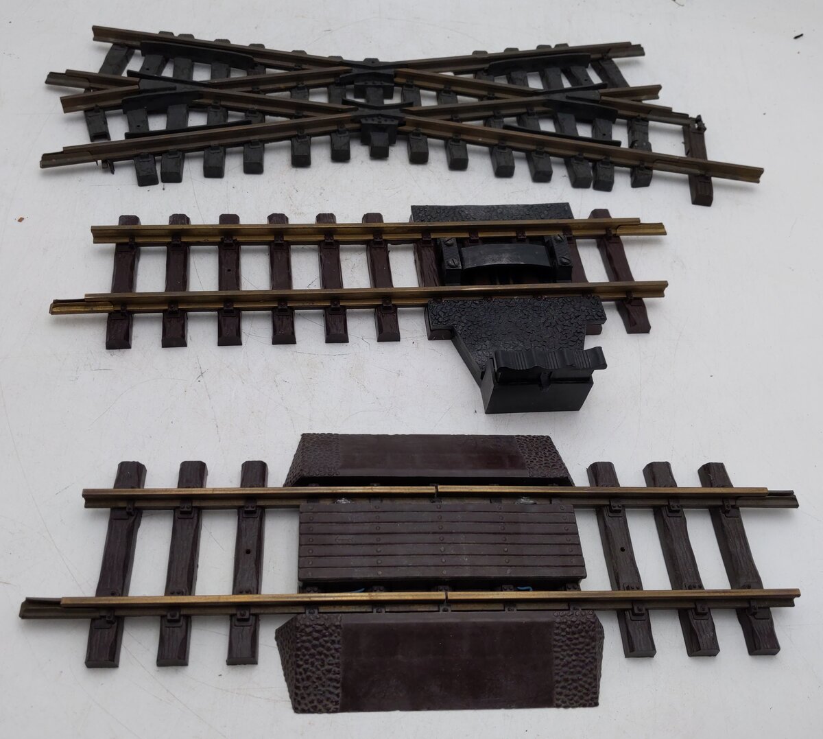 LGB G Gauge Assorted Curved and Straight Track Sections [3] EX