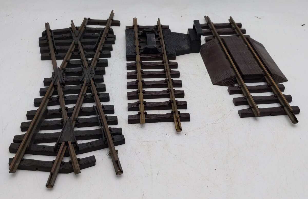 LGB G Gauge Assorted Curved and Straight Track Sections [3] EX