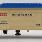 Lionel 3666 Vintage O Gauge USAF Minuteman Missile Car w/ Cannon - RARE VG