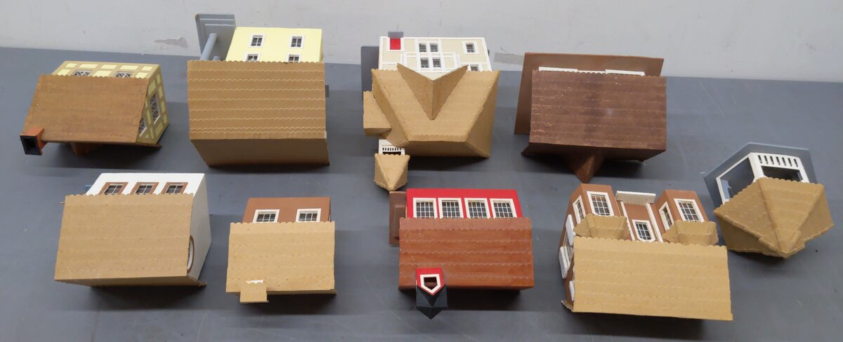 Custom Assorted O Scale Wooden Buildings [9]