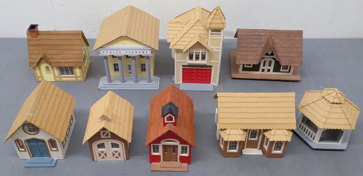 Custom Assorted O Scale Wooden Buildings [9]