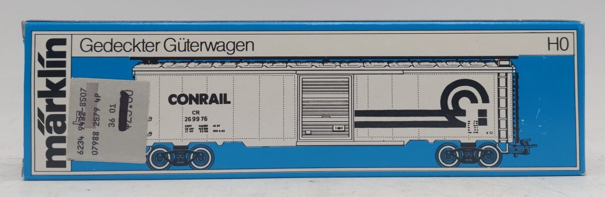 Marklin 4776 HO Scale Conrail Boxcar #269976 LN/Box