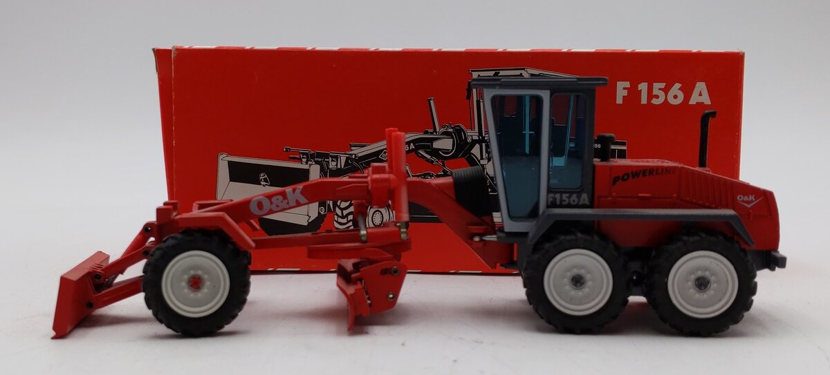 NZG 332 1:50 Scale O&K F156A Motor Grader Diecast Model EX/Box