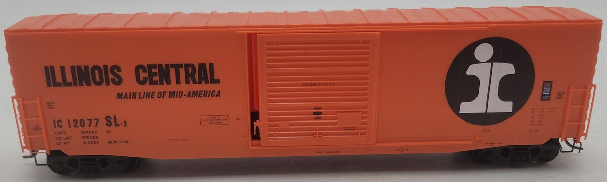 Kadee 9298 HO Scale Illinois Central Boxcar #12077 EX/Box