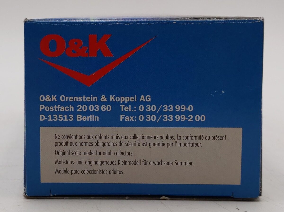 NZG 491 1:50 Scale Diecast O&K F156 A Grader EX/Box