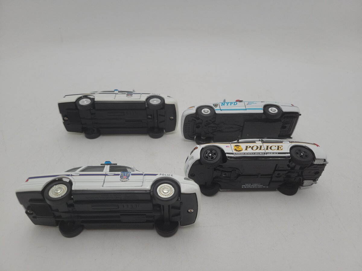 Welly Diecast & Others Assorted Police Cars: 9762, 15419, 1994 [4] EX