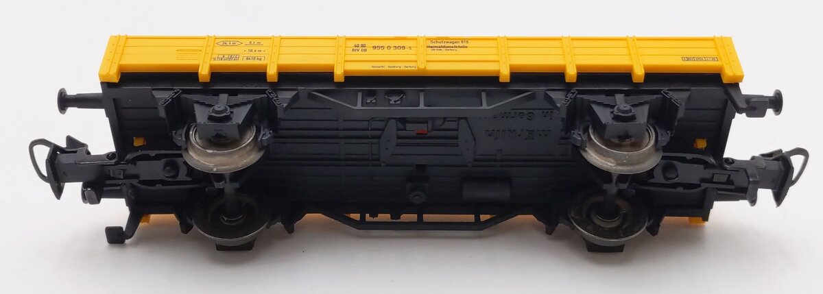Marklin 4471 HO Scale DB Yellow Low Side Gondola EX/Box