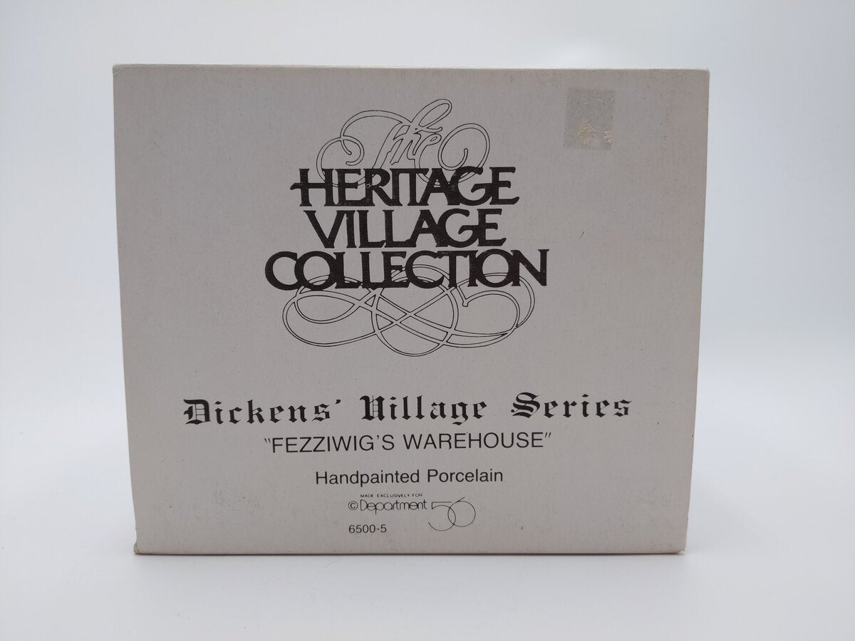 Dept 56 6500-5 Dickens Village Series: Fezziwig's Warehouse EX/Box