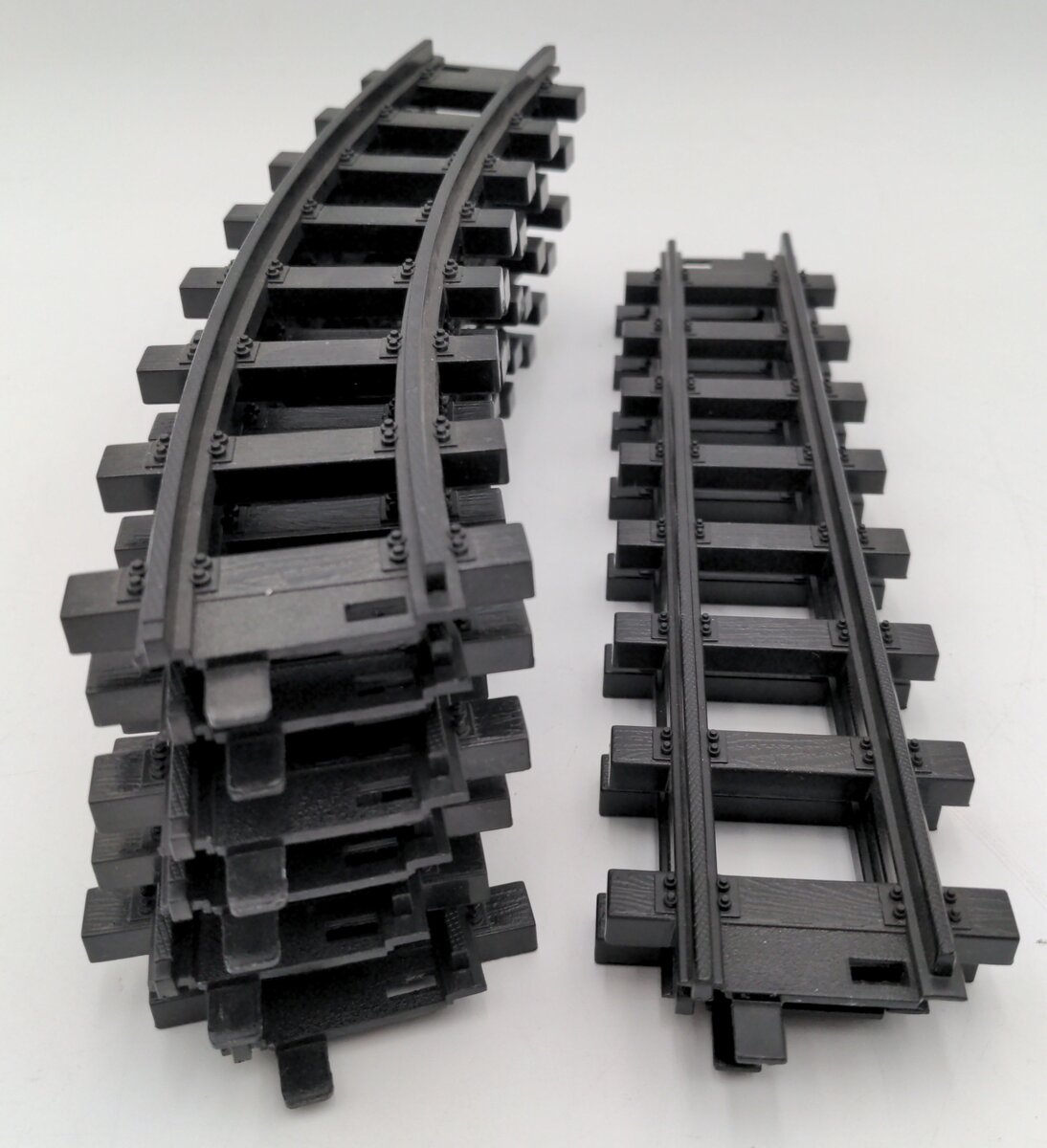 Toy State Industrial Assorted Curved And Straight Plastic Track Sections [8] EX