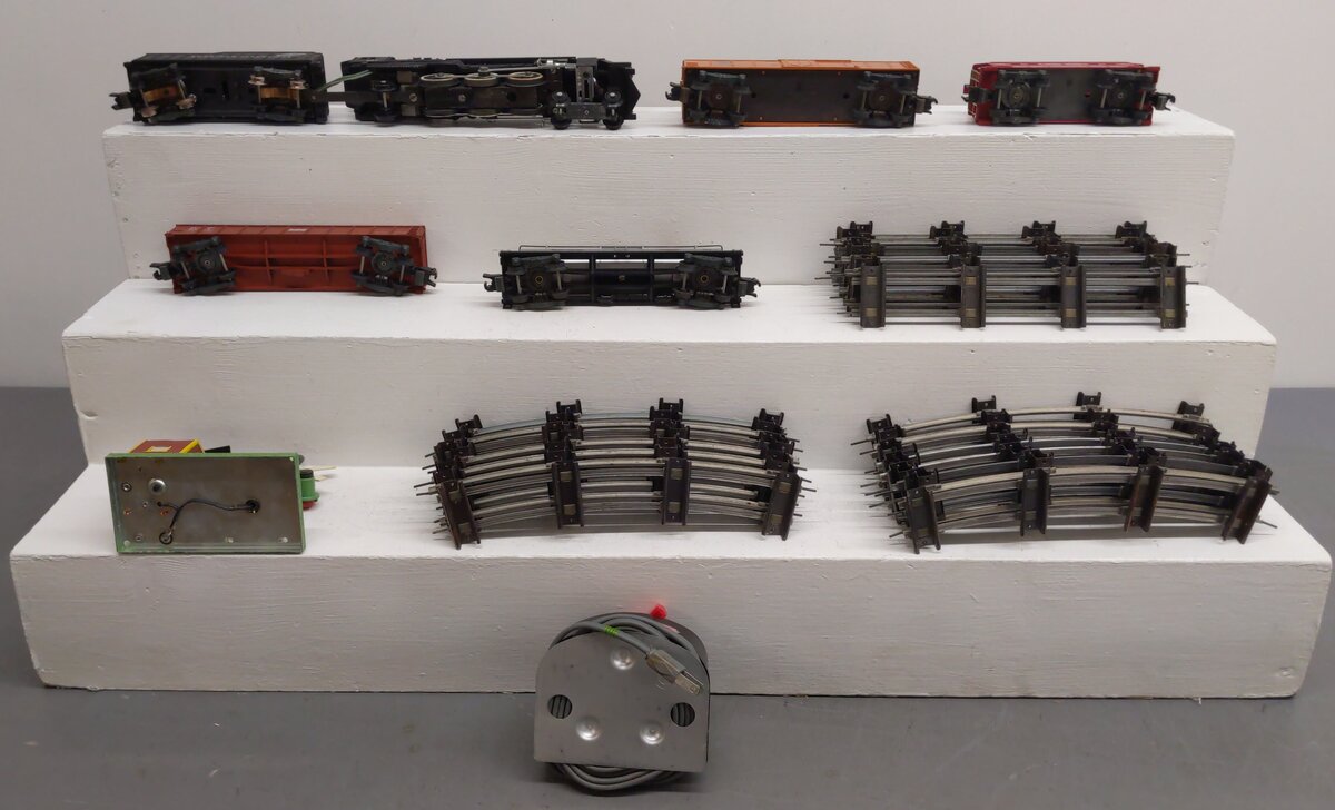 American Flyer K5412T Vintage S Arrow Steam Freight Set: 287, 941, 923, 925, 938 VG/Box