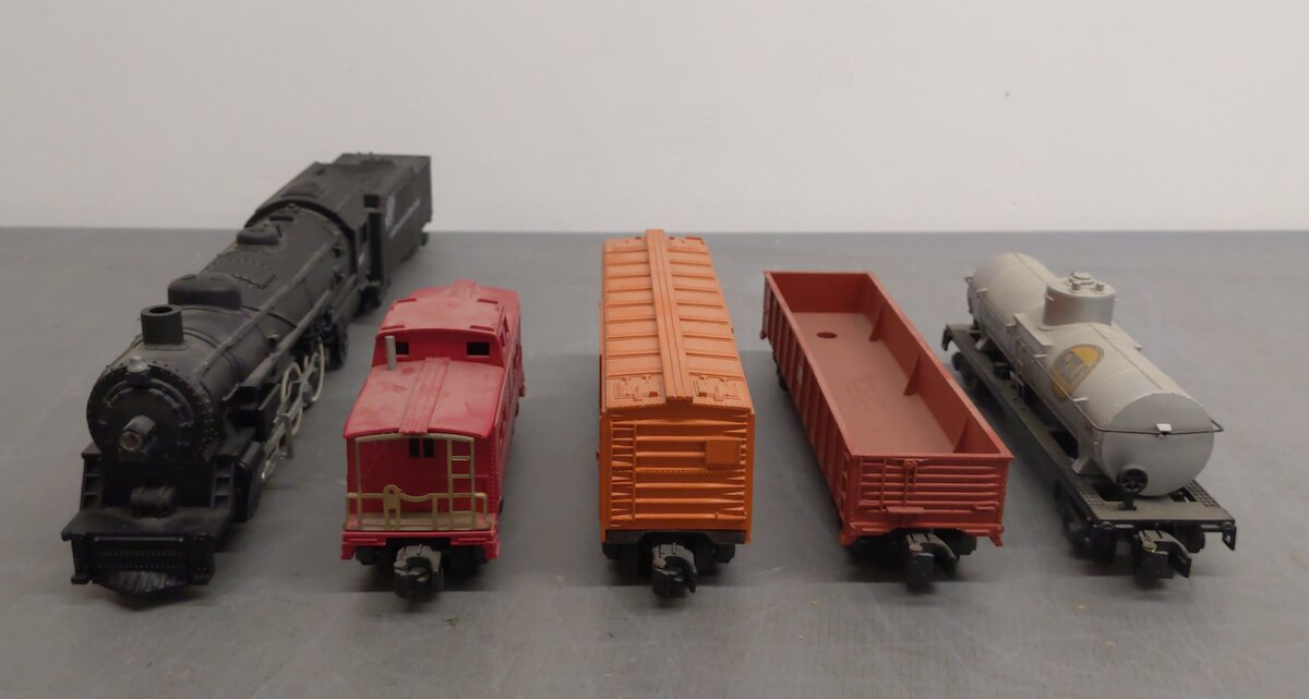 American Flyer K5412T Vintage S Arrow Steam Freight Set: 287, 941, 923, 925, 938 VG/Box