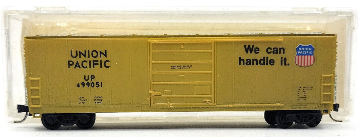 Life Like 7730 N Scale Union Pacific Evans 50' Boxcar #499051 LN/Box