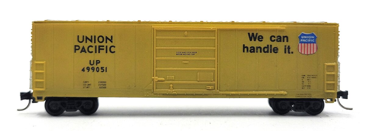 Life Like 7730 N Scale Union Pacific Evans 50' Boxcar #499051 LN/Box