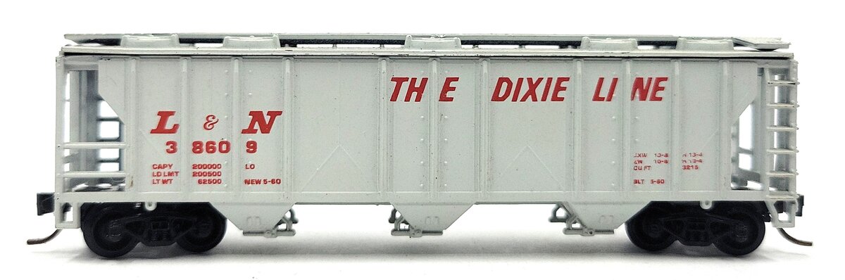 Atlas 3723 N Scale L&N The Dixie Line Covered Hopper #38609 LN