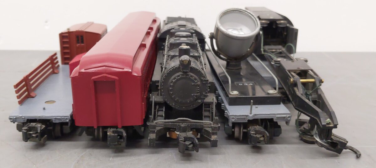 American Flyer K5440T Vintage S Yard King Steam Work Set: 343 953R 934 944 945 VG/Box