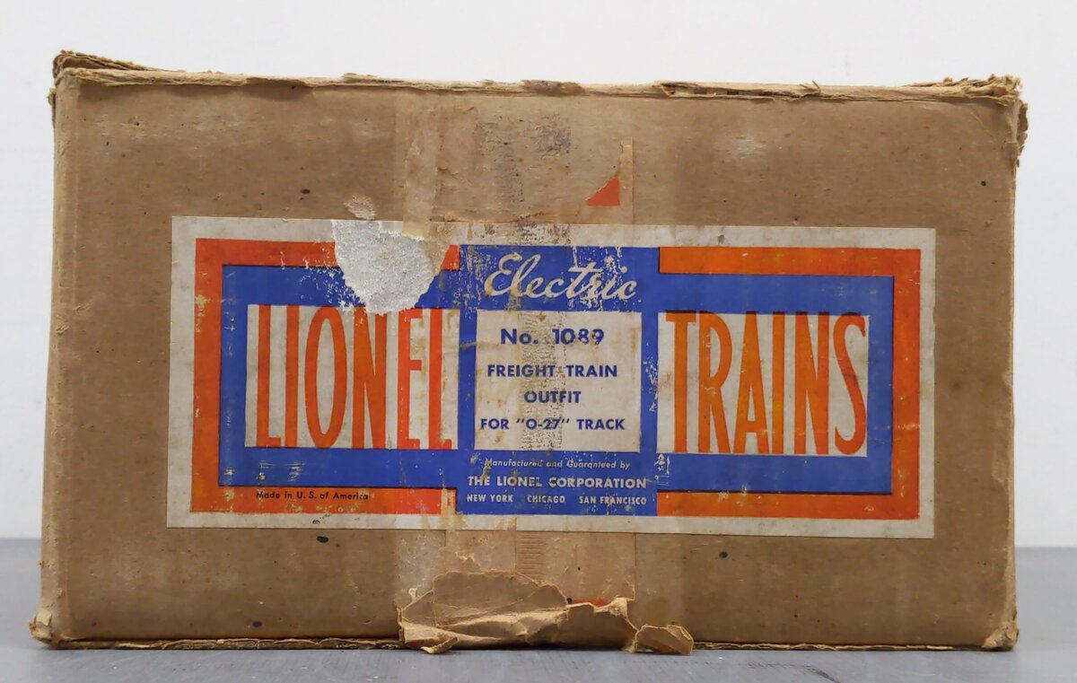 Lionel 1089 Vintage O Gauge 1938 Steam Freight Set VG/Box