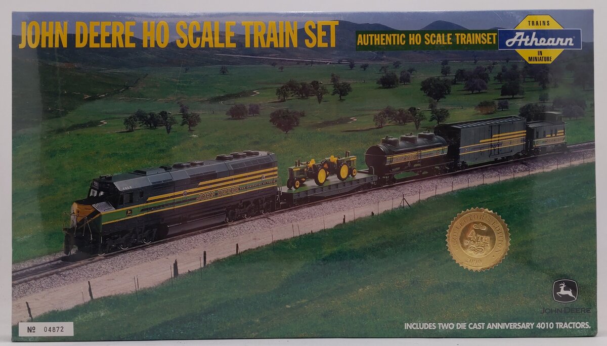 Athearn 04872 John Deere HO Collector's Edition Train Set MT/Box