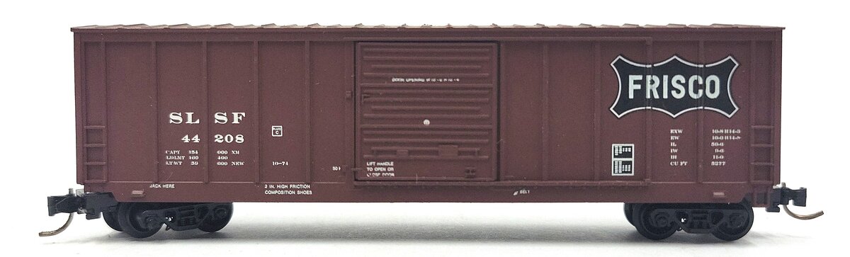 Roundhouse 8128 N Scale SLSF "Frisco" Boxcar #44208 LN/Box