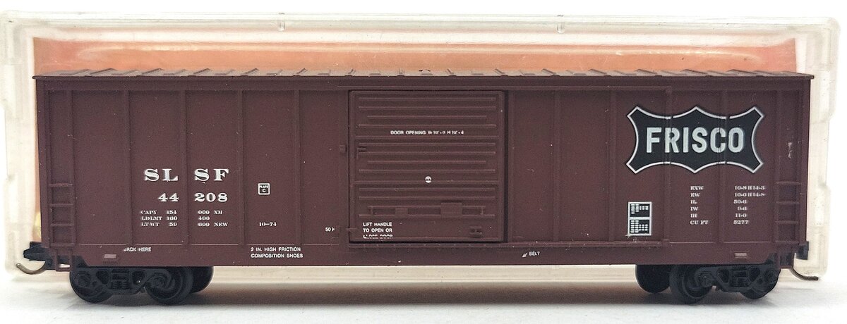 Roundhouse 8128 N Scale SLSF "Frisco" Boxcar #44208 LN/Box