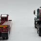 First Gear 1:50 Diecast Mack Granite MP White w/Red Lowboy Trailer VG