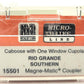 Micro-Trains 81500010 Nn3 Rio Grande Southern Caboose with Window Cupola #0404 LN/Box