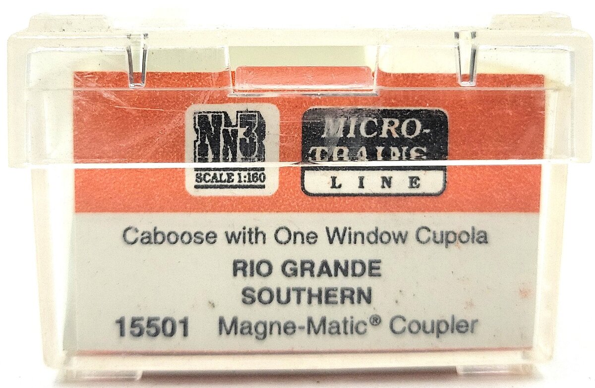 Micro-Trains 81500010 Nn3 Rio Grande Southern Caboose with Window Cupola #0404 LN/Box