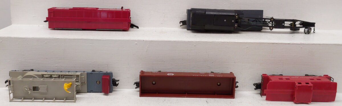 American Flyer Vintage S Gauge Freight Cars #24603,944,9952,24106,734 [5] VG