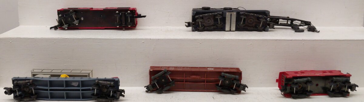 American Flyer Vintage S Gauge Freight Cars #24603,944,9952,24106,734 [5] VG