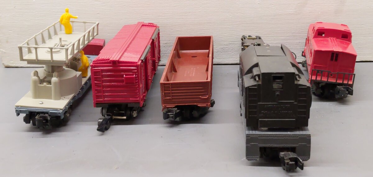 American Flyer Vintage S Gauge Freight Cars #24603,944,9952,24106,734 [5] VG