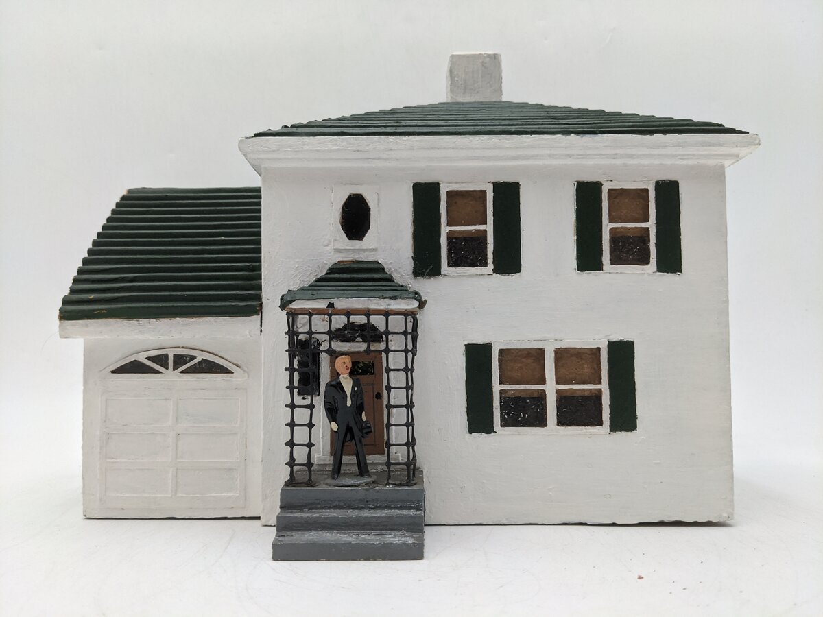 O Scale Custom Built House