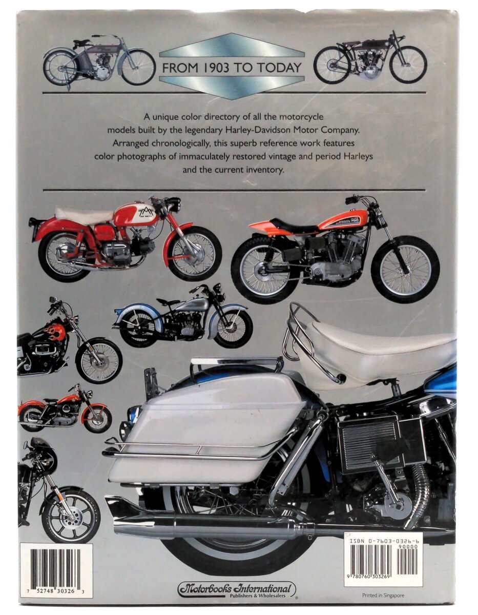 MBI 0-7603-0326-6 The Complete Harley Davidson A Model-by-Model History Rafferty LN
