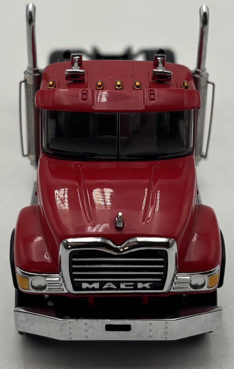 First Gear 1:50 Red Mack Granite 4 Axle Semi-Tractor Diecast EX