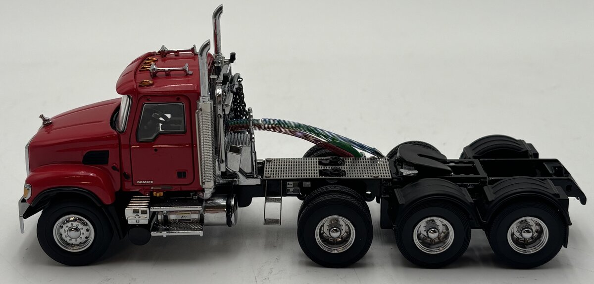 First Gear 1:50 Red Mack Granite 4 Axle Semi-Tractor Diecast EX