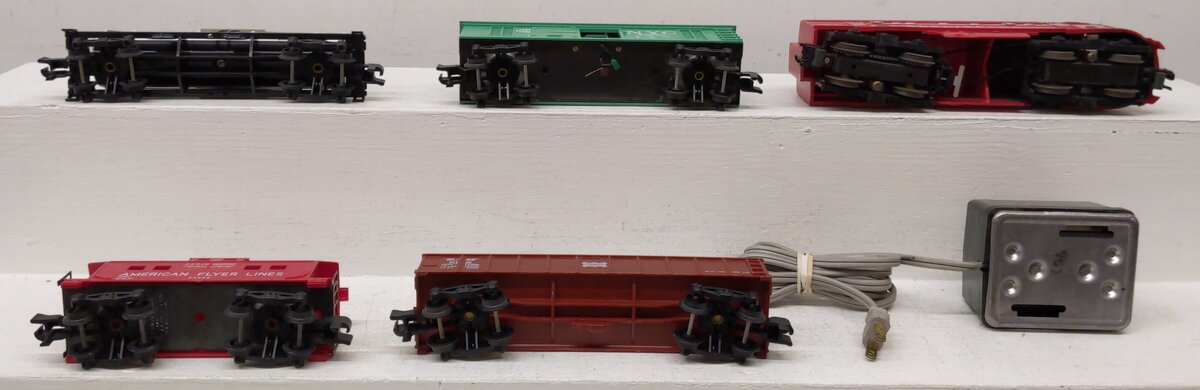 American Flyer 20715 S Vintage The Rocket Train Set: 21210/24330/24126/25081 VG/Box