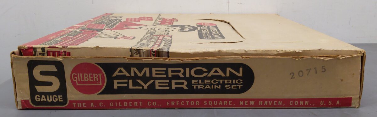 American Flyer 20715 S Vintage The Rocket Train Set: 21210/24330/24126/25081 VG/Box