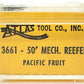 Atlas 3661 N Scale 50' Pacific Fruit Express Mechanical Reefer #300171 LN/Box