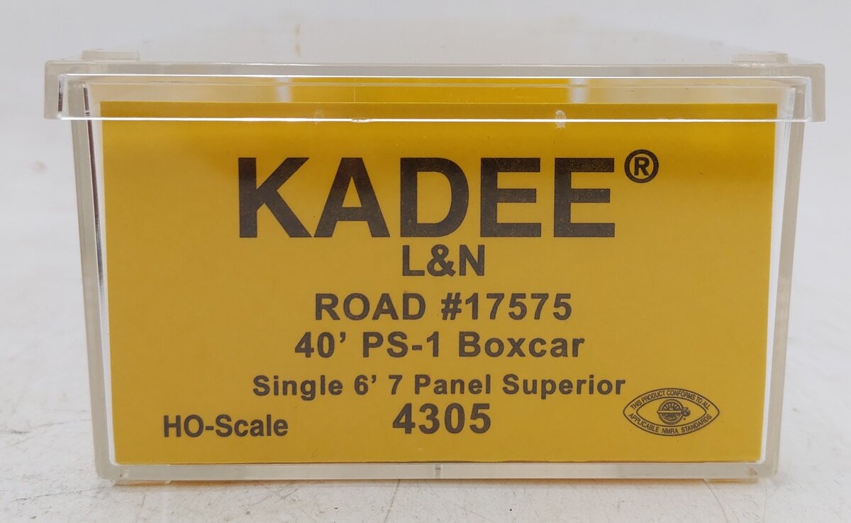 Kadee 4305 HO Scale L&N 40' PS-1 Boxcar #17575 EX/Box