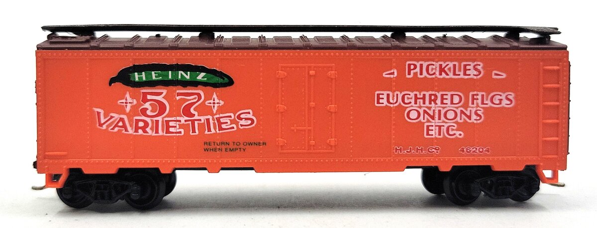 Model Power 3721 N Scale HJ Heinz 40' Steel Reefer #46204 LN/Box