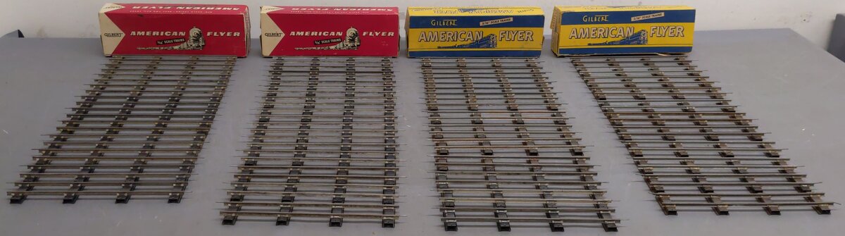 American Flyer 700 Vintage S Straight Track Sections (46)/Box