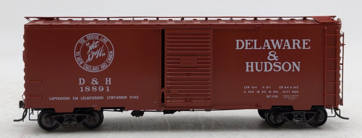 Kadee 4059 HO Scale Delaware & Hudson 40' PS-1 Boxcar #18891 EX/Box