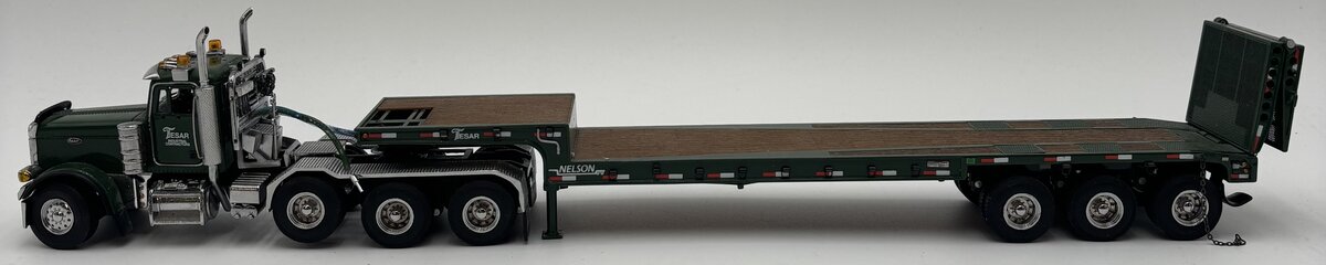 Sword Models SW2027-TES 1:50 Tesar Peterbilt 379 Trailer w/Nelson Ramp Trailer EX